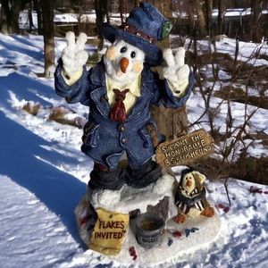 SNOWMAN figurine Boyd’s bears & friends #2497